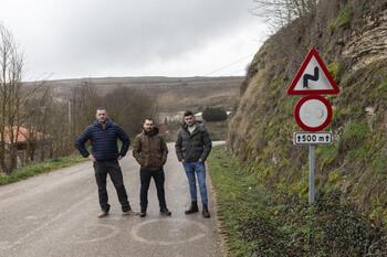 840.000 euros que apenas mejoran la carretera de Bañuelos