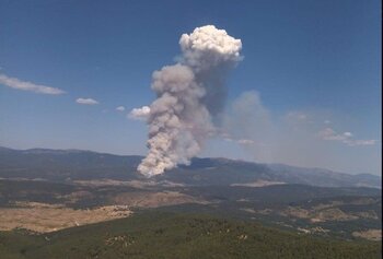 Declaran nivel 1 para el incendio de Monterrubio de la Demanda