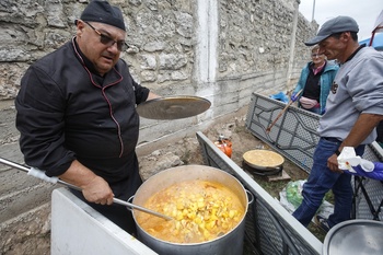 La patata triunfa sobre el chirimiri