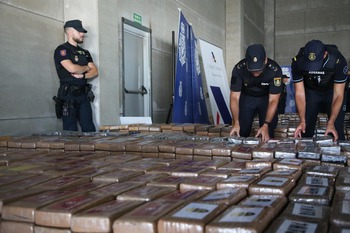 La cocaína incautada se triplica en cinco años en España