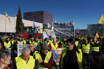 400 agricultores se movilizan frente al Pacto Verde